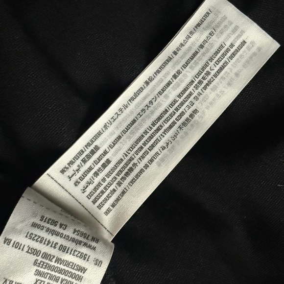 Abercrombie & Fitch Knit Long Sleeve Shirt Dress Black Size Medium - Picture 8 of 8